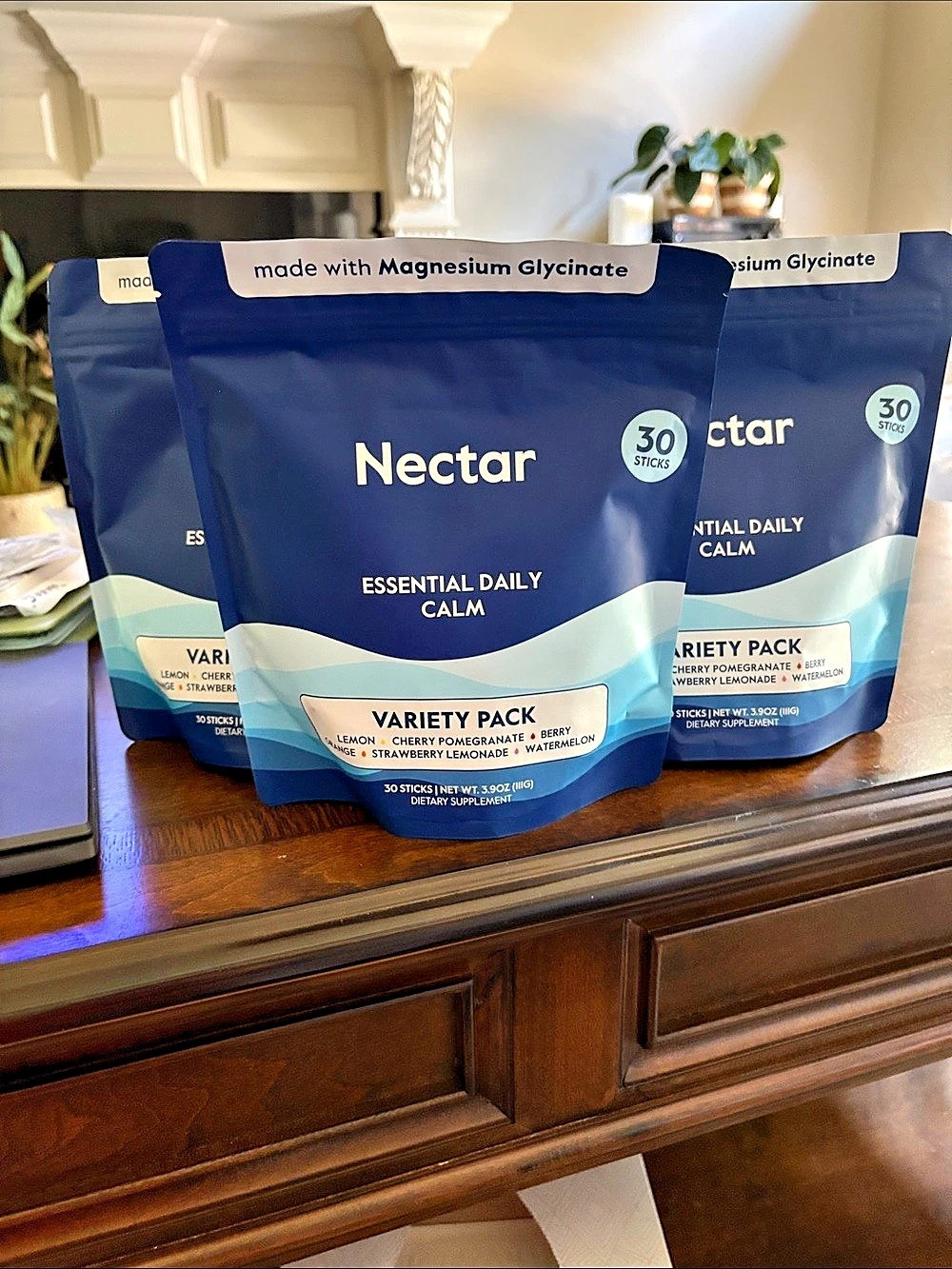 Nectar Essential Daily Calm Variety Pack 30 Sticks NWT
